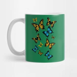 Batterfly group colourful Mug